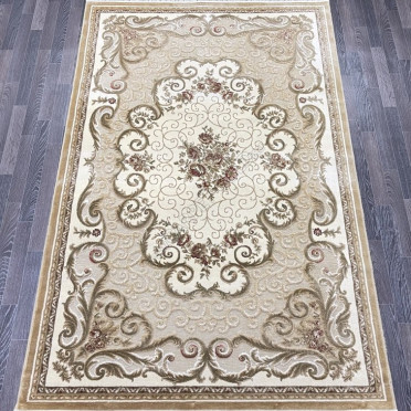 Ковер бельгийский 5094498550 KUNDUZ (Вискоза, бежевый)