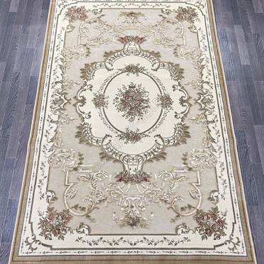 Ковер бельгийский 5133498550 KUNDUZ (Вискоза, бежевый)