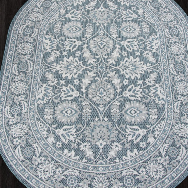 Ковер S137 - BLUE - Овал - коллекция KAIR