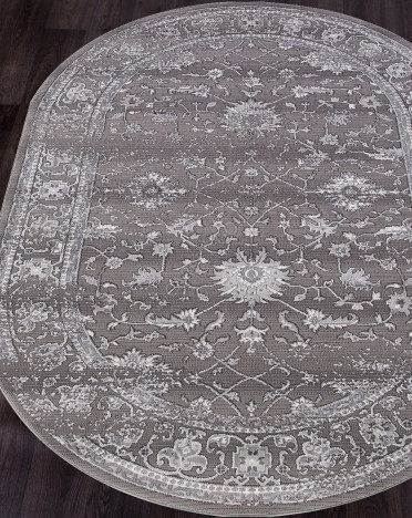 Ковер турецкий 03761A ARMINA (Хит-сет, серый)