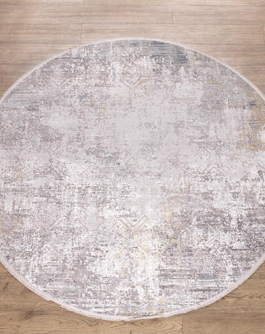 Ковер турецкий DV001 Olimpos (Акрил, Эвкалиптовый шелк, кремовый)