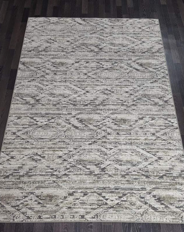 Ковер бельгийский 690306555 Fresco Palazzo (PP Heatset Высокоплотный, бежевый, серый)