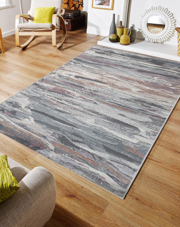 Ковер бельгийский 637423747 Argentum Platinum (PP Heatset Высокоплотный, серый)