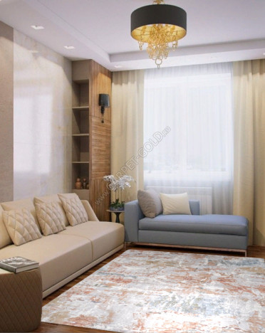 Ковер бельгийский 985001-6161 MAYUMI (Вискоза, бежевый)