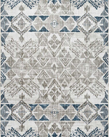 Ковер турецкий 1916 Otantik (Полиэстер, бежевый, синий)