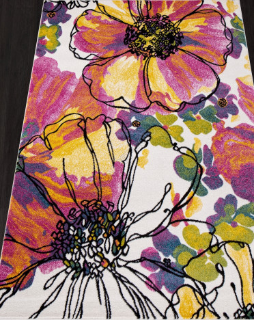 Ковер российский C045 RIO (Фризе, разноцветный)