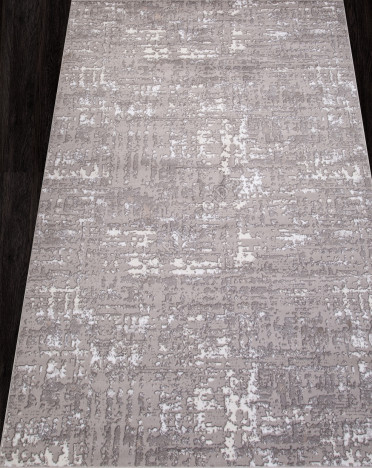 Ковер российский 8667 RICHI (PP Heatset Высокоплотный, светло-серый) прямоугольный