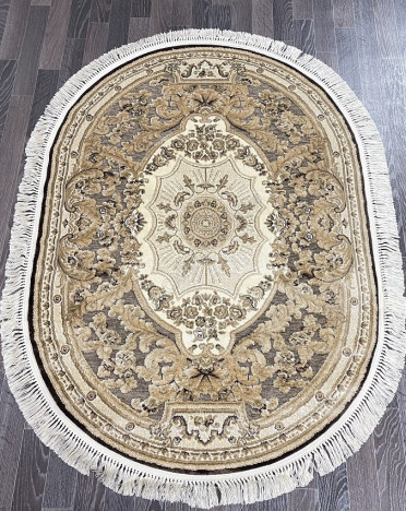 Ковер бельгийский 5107498330 KUNDUZ (Вискоза, коричневый, кремовый)