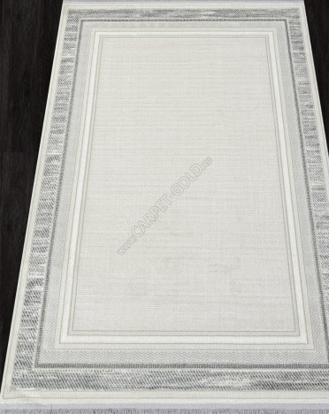 Ковер турецкий 26376A RUBI (Хит-сет, серый, кремовый)