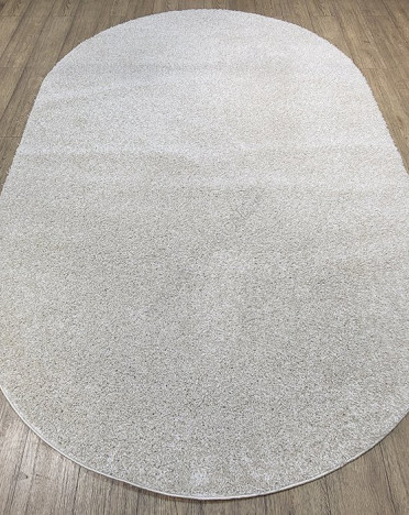 Ковер российский 44101-46122 Фьюжн (Фризе, серый) овальный