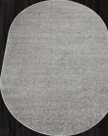 Ковер российский T600 LANA (Полипропилен, серый) овальный