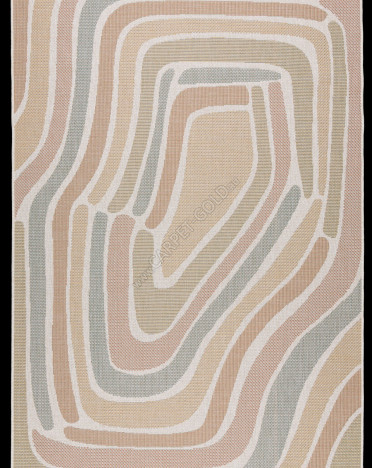 Ковер бельгийский B101-Z801 MUNDO (Полипропилен, бежевый, серый)