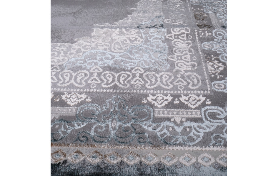 Ковер 4112A ЦВЕТ ACIK MAVI FLOS / ACIK MAVI FLOS Oval