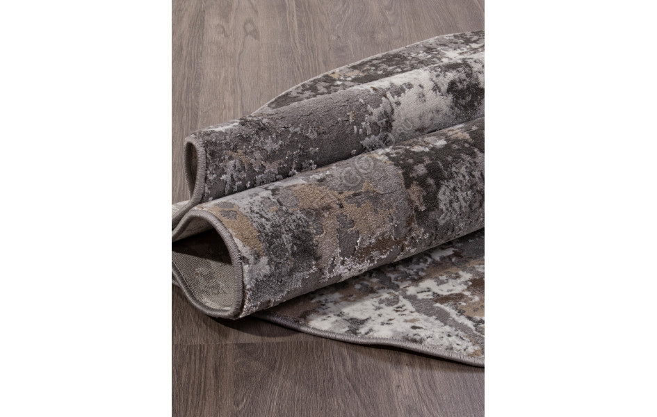 Ковер 3319 - GRAY-BEIGE - Овал - коллекция GRAFF