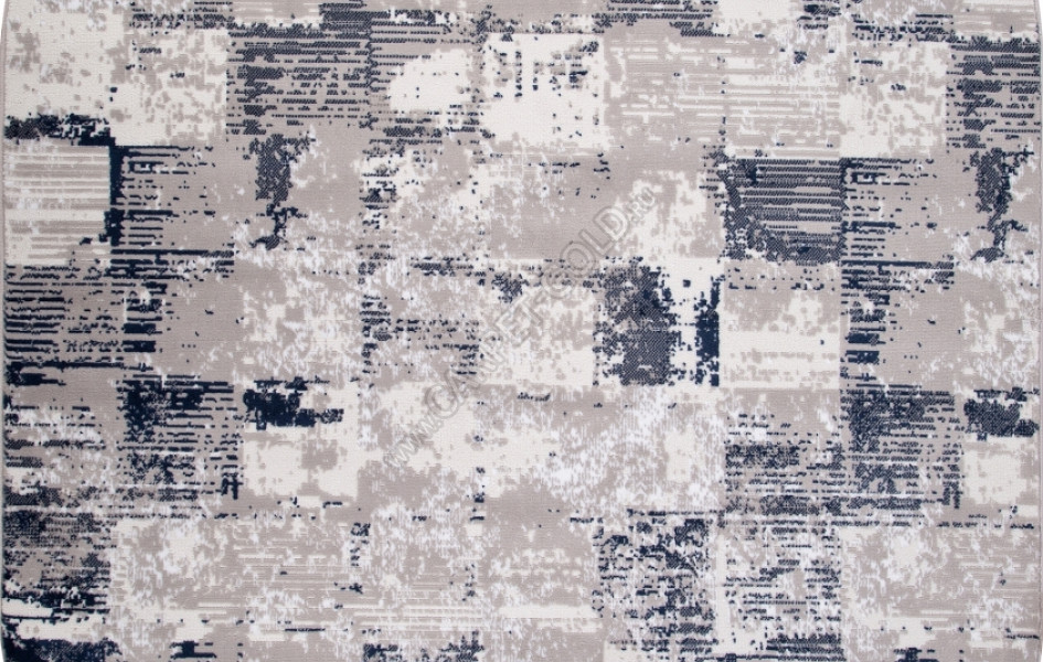 Ковер 8673 - GRAY-BLUE - Овал - коллекция RICHI