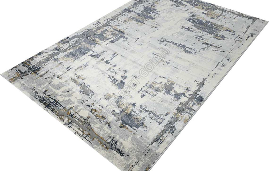 Геометрический абстрактный ковер 37613A STAN BLUE / L.GREY Regnum