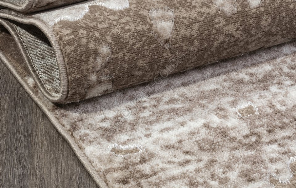Ковер в стиле модерн F173 - BEIGE - Прямоугольник - коллекция ALABAMA