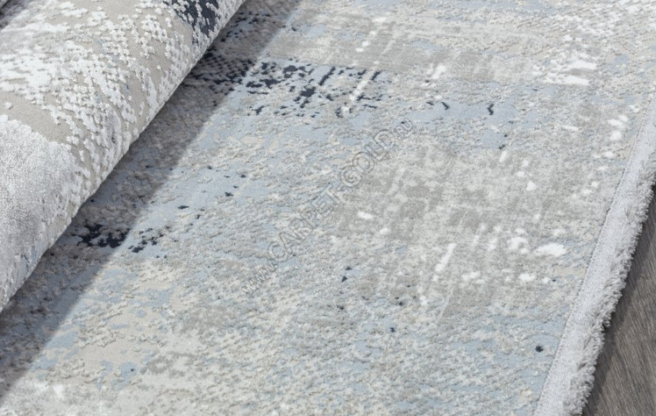 Ковер C288AH - GREY / L.BLUE - Прямоугольник - коллекция LORENZO