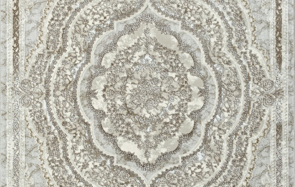 Ковер N2044A - CREAM / CREAM - Прямоугольник - коллекция POMPEI