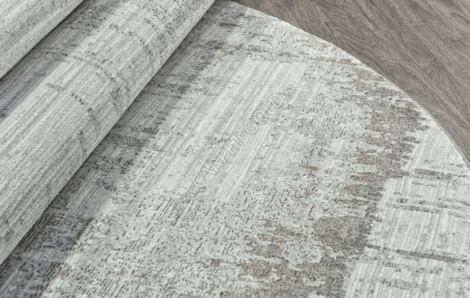 Ковер F237 - GRAY-BEIGE - Овал - коллекция GRAFF