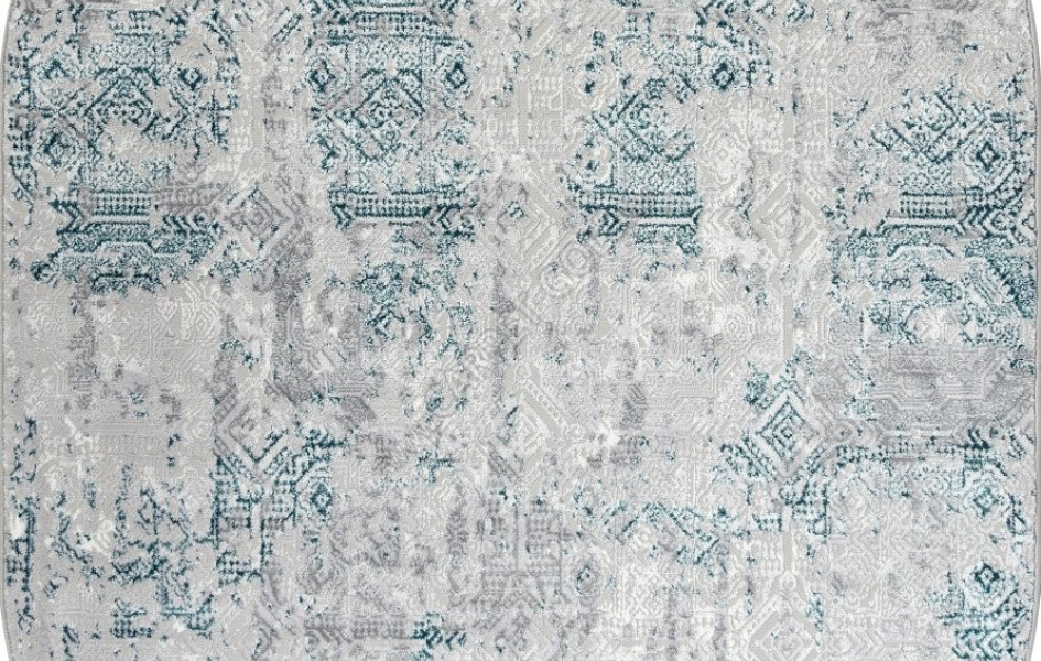 Ковер F281 - GRAY - Овал - коллекция PALERMO
