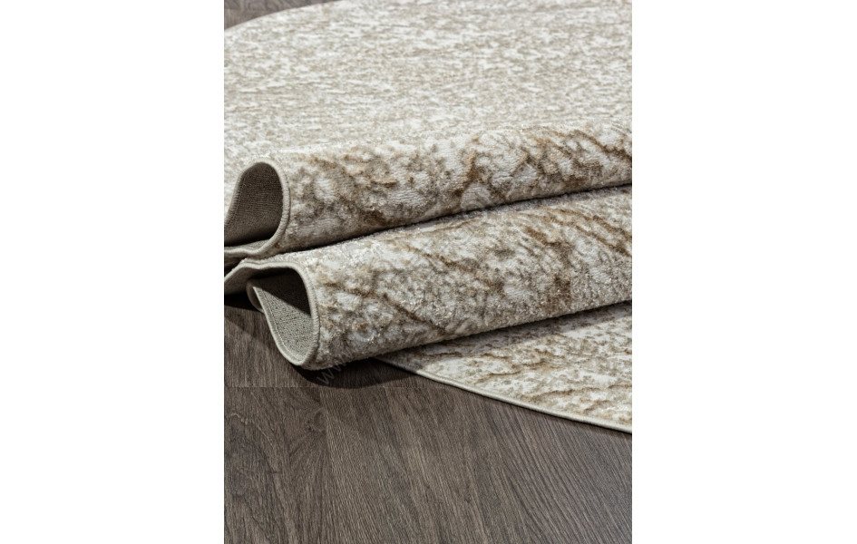 Ковер 02474F - BEIGE / GOLF - Овал - коллекция SAFARI