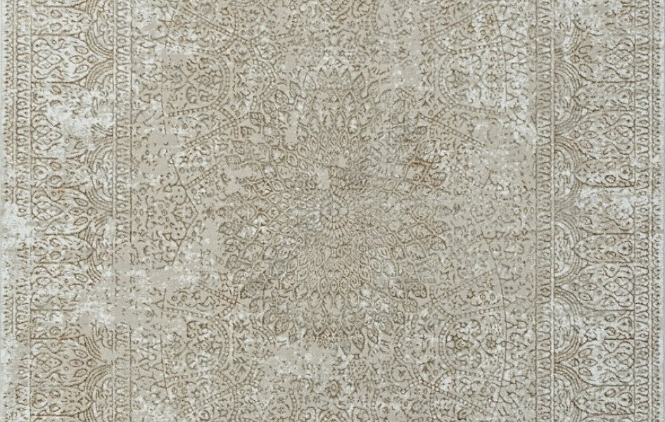 Ковер 02477F - BEIGE / GOLF - Прямоугольник - коллекция SAFARI