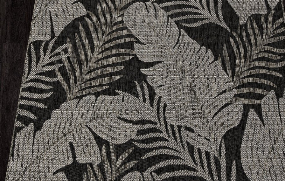 Ковер S132 - BLACK-GRAY - Прямоугольник - коллекция KAIR