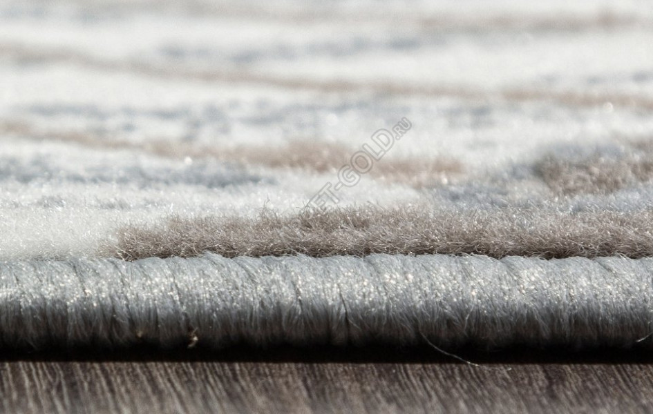 Ковер F351 - CREAM-BLUE - Прямоугольник - коллекция SIERRA