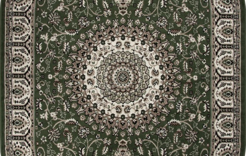 Ковер D409 - GREEN - Овал - коллекция GAVANA